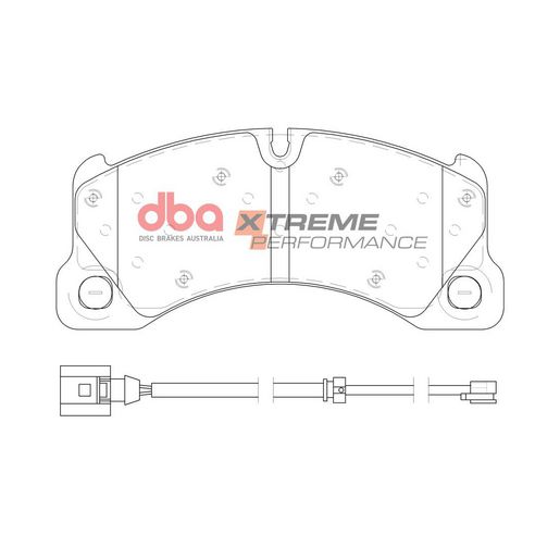 DBA Brakes — DBA XP Xtreme Performance Brake Pad Set — part number DB15102XP