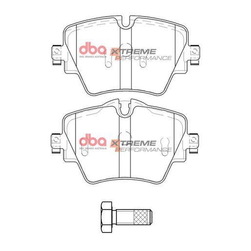 DBA Brakes — DBA XP Xtreme Performance Brake Pad Set — part number DB2377XP