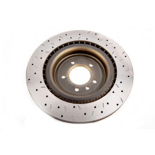 DBA Brakes — DBA Disc Brake Rotor 4000 XS Crossdrilled/slotted PP — part number DBA43091XS