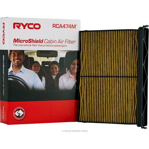 Ryco Filters — Ryco Cabin Air Filter - Microshield — part number RCA474M