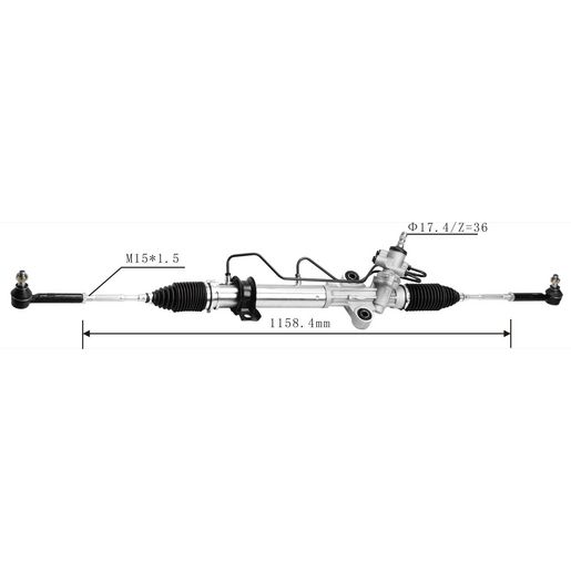 Sas Auto Parts — SAS Steering Rack Assembly — part number SR2011