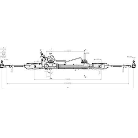 Sas Auto Parts — SAS Steering Rack Assembly — part number SR2012