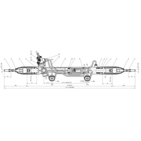 Sas Auto Parts — SAS Steering Rack Assembly — part number SR4002