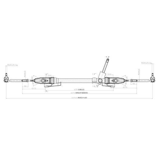Sas Auto Parts — SAS Steering Rack Assembly — part number SR3001