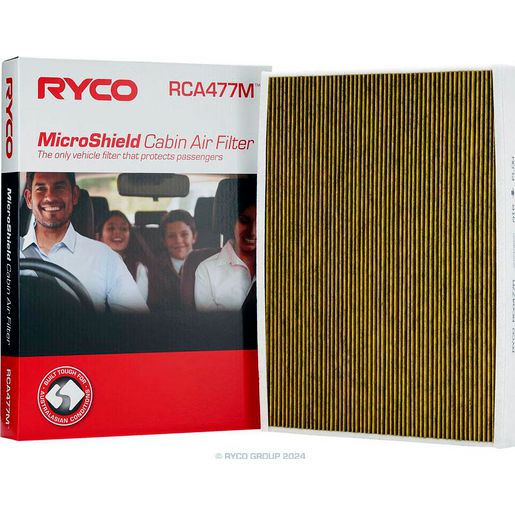 Ryco Filters — Ryco Cabin Air Filter - Microshield — part number RCA477M