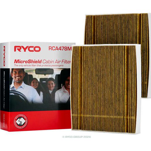 Ryco Filters — Ryco Cabin Air Filter - Microshield — part number RCA478M