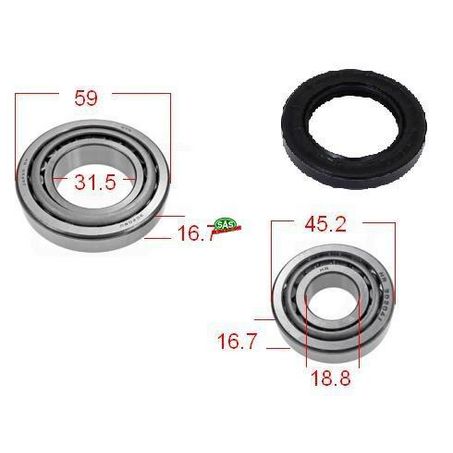 Sas Auto Parts — WHEEL BEARING KIT — part number WB002