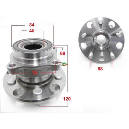 Sas Auto Parts — SAS Wheel Bearing Kit — part number WH215