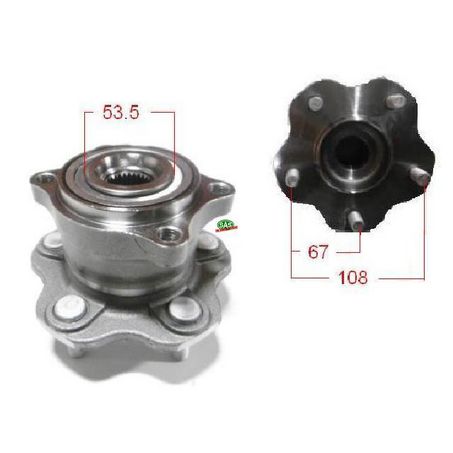 Sas Auto Parts — SAS Wheel Bearing Kit — part number WH124
