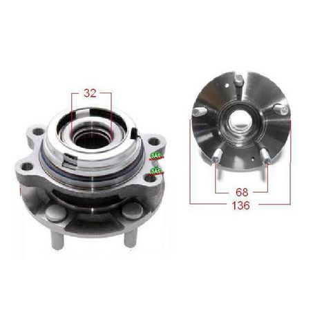 Sas Auto Parts — SAS Wheel Bearing Kit — part number WH112