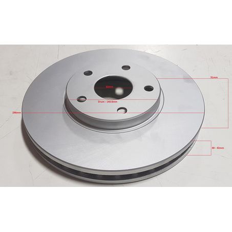 ROYALE — Rotor 296x51x32  F  Lexus Various Models 91-06 — part number BR748