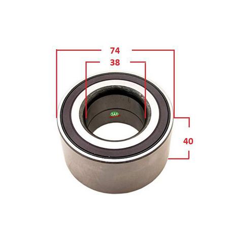 Sas Auto Parts — Suits Honda JAZZ 0913 FRONT WHEEL BEARI — part number WB508