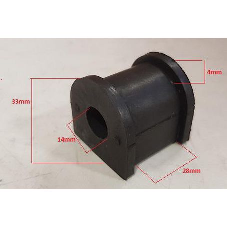 Sas Auto Parts — S/BAR MOUNT 14MM SUITS TOYOTA R PAIR — part number BU2380K