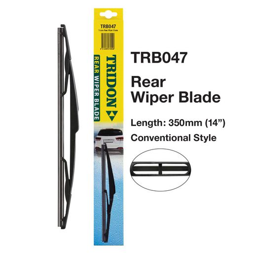 Tridon — Tridon Hook Style Conventional Rear  Wiper Blade 350MM (14IN)  — part number TRB047