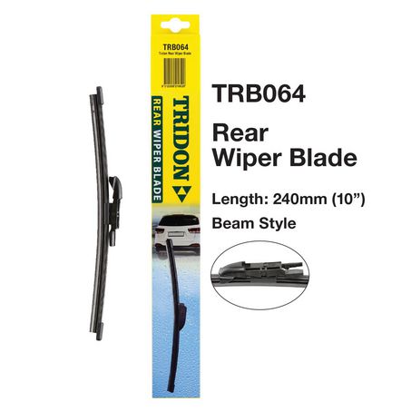 Tridon — Tridon Hook Style Beam Blade Rear Wiper  240mm (10IN) — part number TRB064