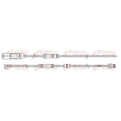 Remsa — Remsa BRAKE PADS — part number 001180