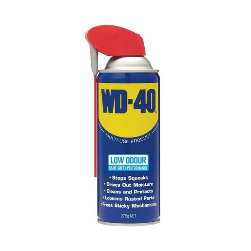 Wd-40 — WD-40 Low Odour Penetrant with Smart Straw 275g — part number WD61193