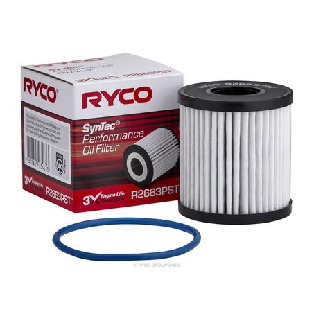 Ryco Filters — Ryco SynTec Oil Filter Cartridge — part number R2663PST
